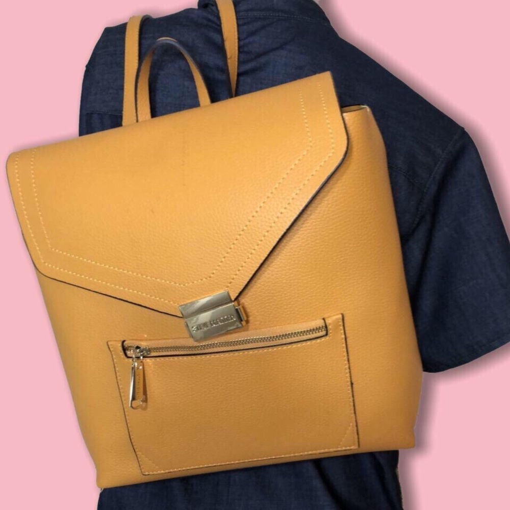 Yellow Steve Madden book bag or purse